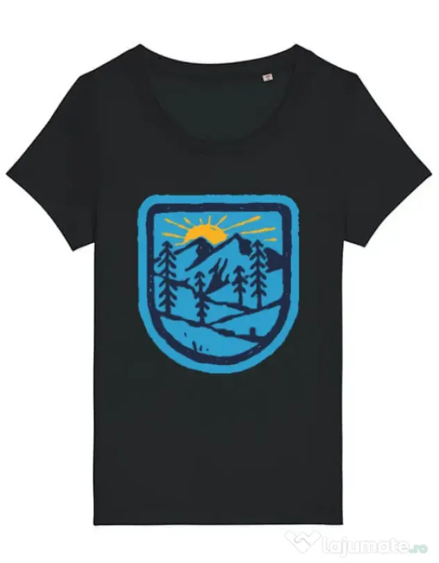 Tricou STANLEY STELLA dama Great nature Negru