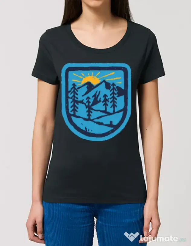 Tricou STANLEY STELLA dama Great nature Negru