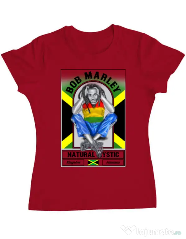 Tricou ADLER dama Jamaica Rosu
