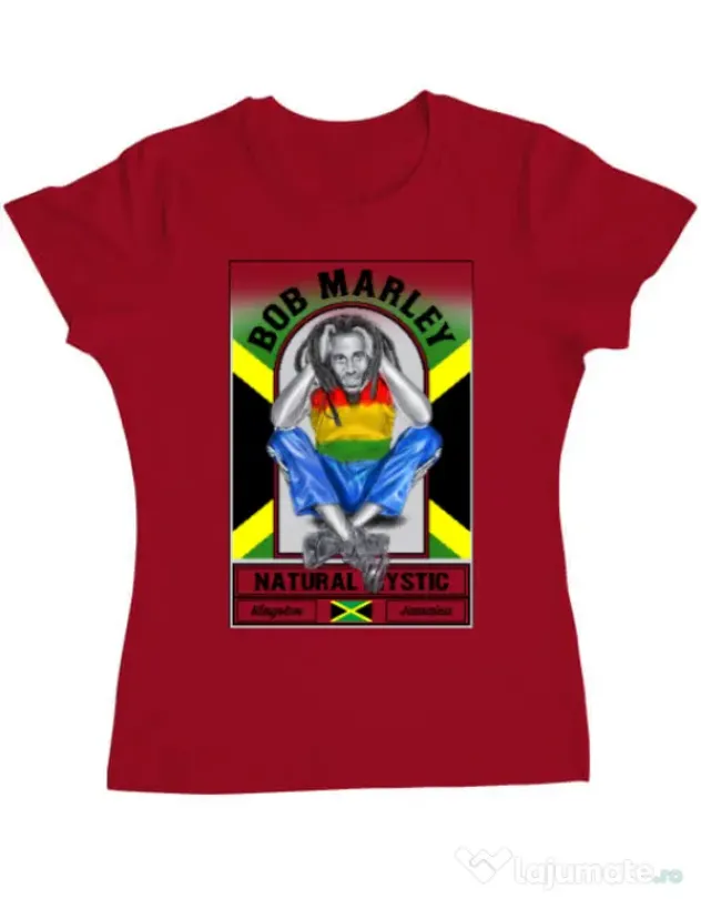 Tricou ADLER dama Jamaica Rosu