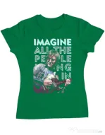 Tricou ADLER dama Imagine Verde mediu