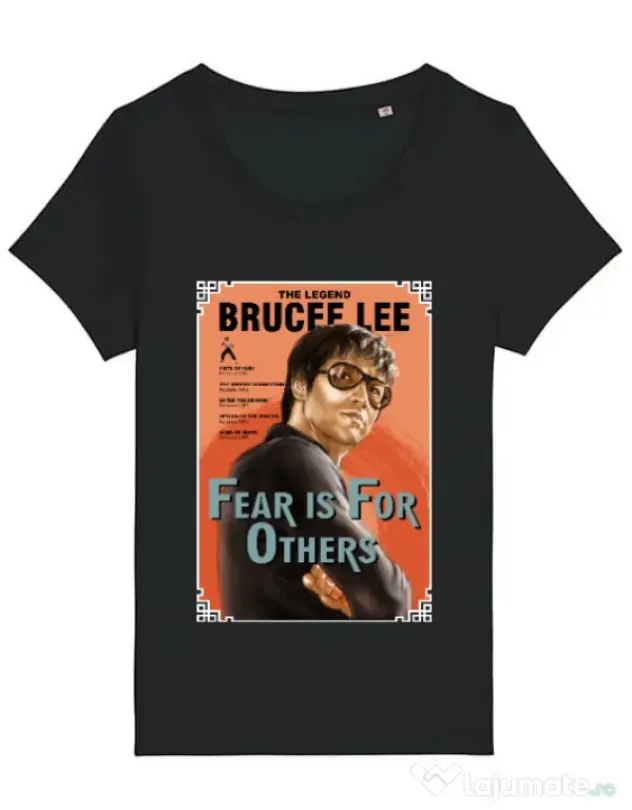 Tricou STANLEY STELLA dama Fear is for others Negru