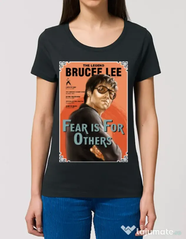 Tricou STANLEY STELLA dama Fear is for others Negru