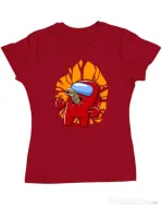 Tricou ADLER dama Baby born Rosu
