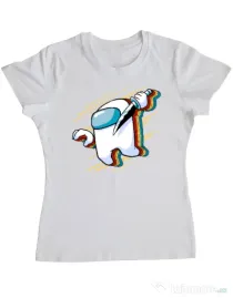 Tricou ADLER dama Slow mo Alb