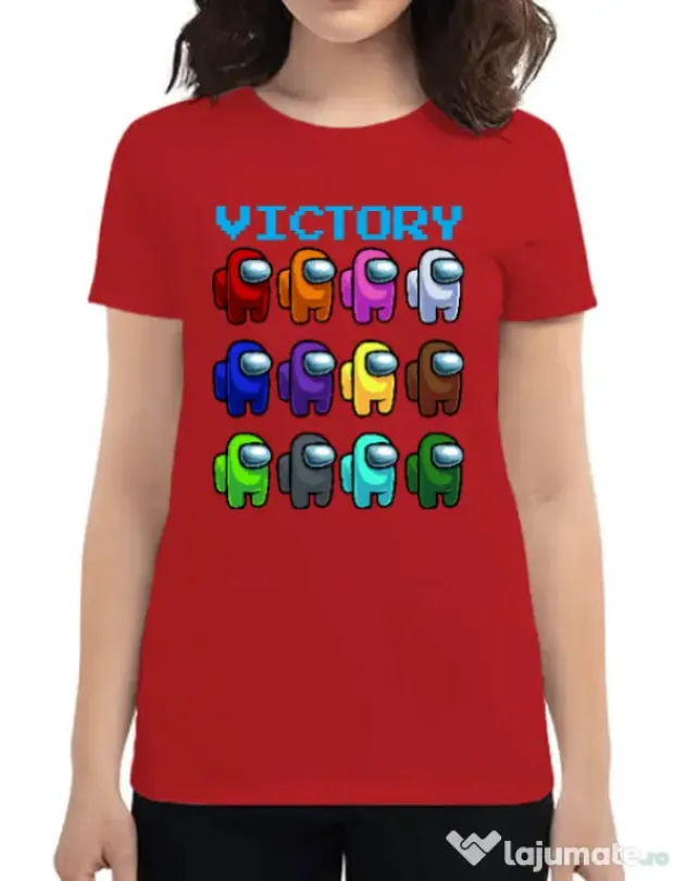 Tricou ADLER dama Victory Rosu