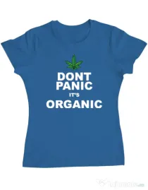 Tricou ADLER dama Organic Albastru azuriu