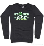 Bluza ADLER dama Stoned age Negru melanj 