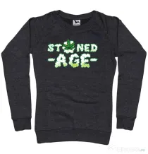 Bluza ADLER dama Stoned age Negru melanj