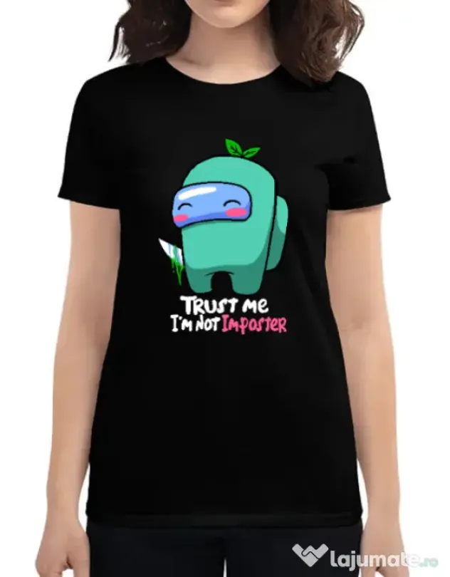Tricou ADLER dama Trust me Negru