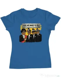 Tricou ADLER dama Dance meme Albastru azuriu