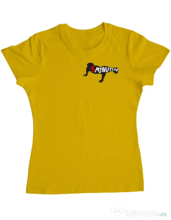 Tricou ADLER dama 5 minute Galben