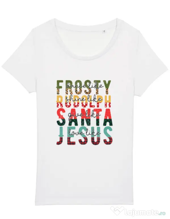 Tricou STANLEY STELLA dama Like Christmas Alb