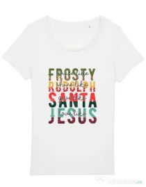 Tricou STANLEY STELLA dama Like Christmas Alb