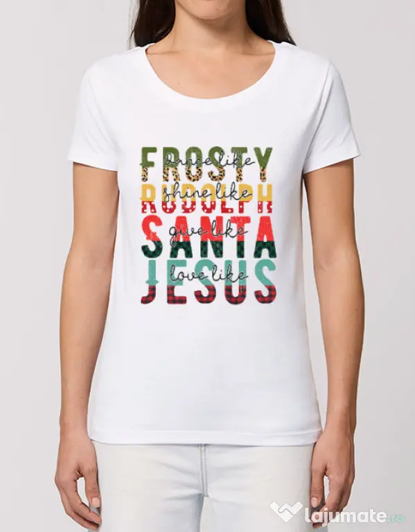 Tricou STANLEY STELLA dama Like Christmas Alb