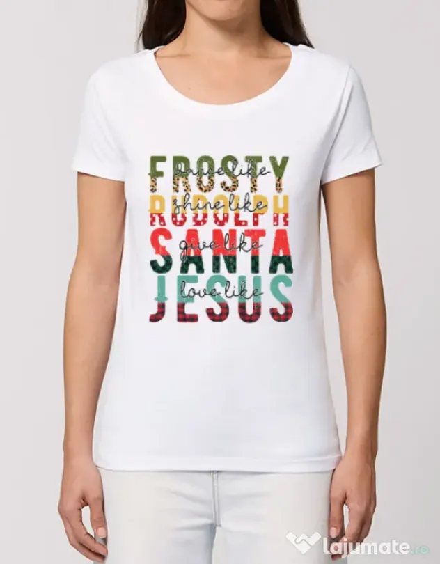 Tricou STANLEY STELLA dama Like Christmas Alb