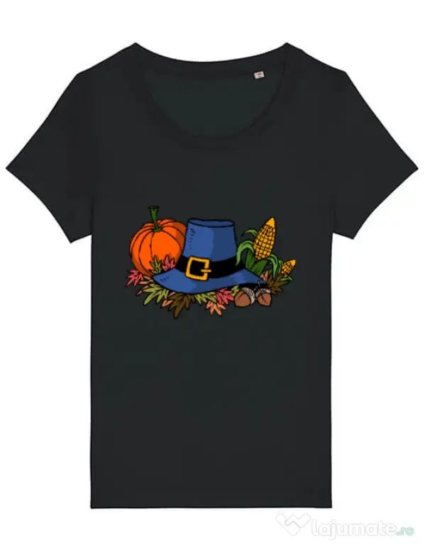 Tricou STANLEY STELLA dama Thank Giving Negru