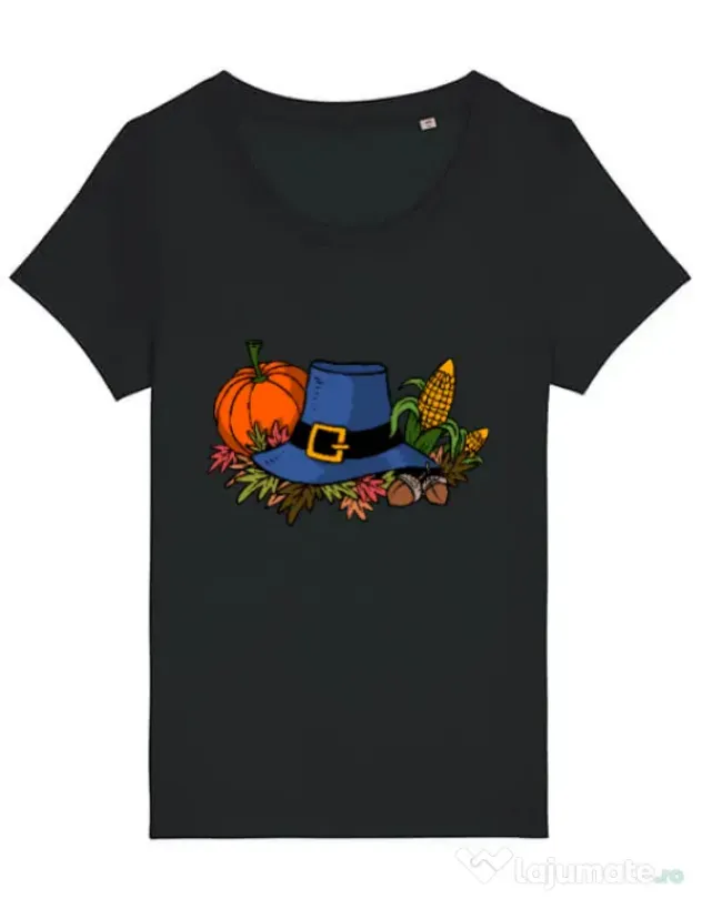 Tricou STANLEY STELLA dama Thank Giving Negru