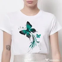 Tricou STANLEY STELLA dama Emerald Butterflies