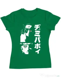 Tricou personalizat dama Otaku Scream Verde mediu
