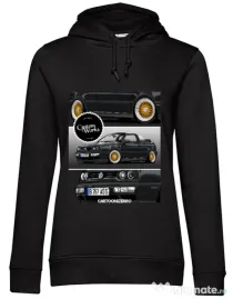 Hanorac dama cu gluga Amina\'s Cabrio Negru
