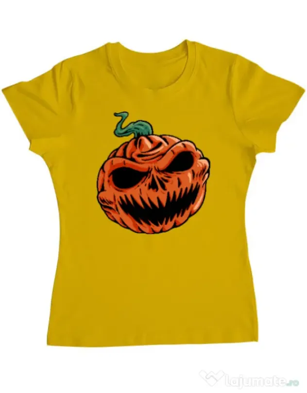 Tricou personalizat dama Pumpkin Galben