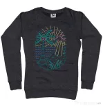 Bluza personalizata dama Beach Neon Negru melanj