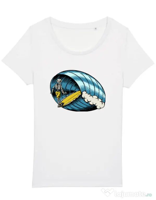 Tricou STANLEY STELLA dama Surf Nose Alb