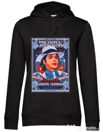 Hanorac dama cu gluga Michael Jackson Negru
