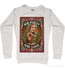 Bluza personalizata dama Bob Marley Migdala melanj