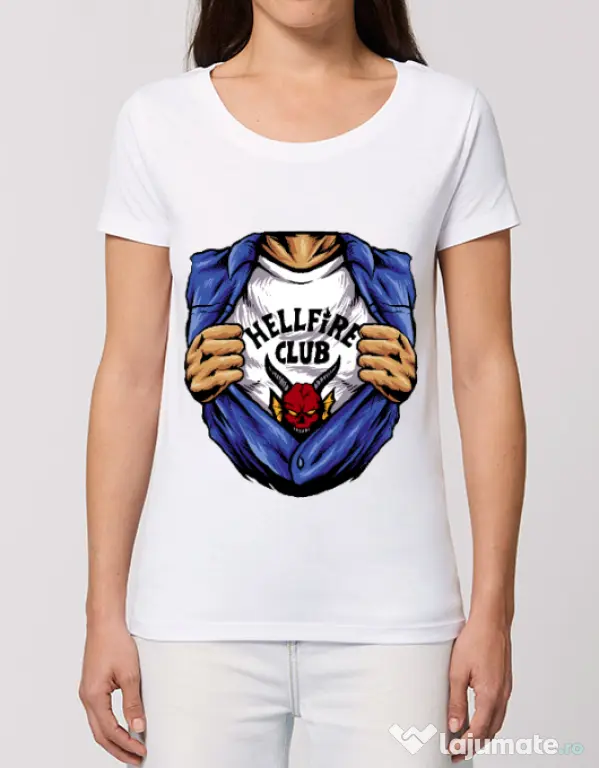 Tricou STANLEY STELLA dama Release My Superpower Alb