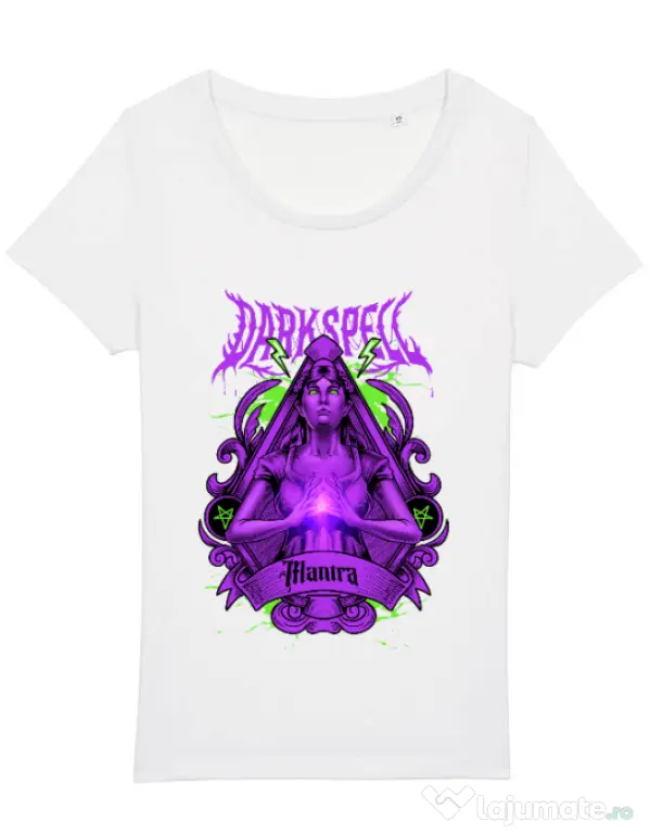 Tricou STANLEY STELLA dama DARK SPELL Alb