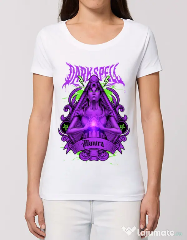 Tricou STANLEY STELLA dama DARK SPELL Alb