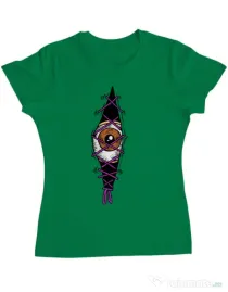 Tricou personalizat dama INSIDE OF ME Verde mediu