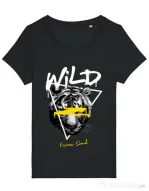 Tricou STANLEY STELLA dama Wild Fierce Soul Negru