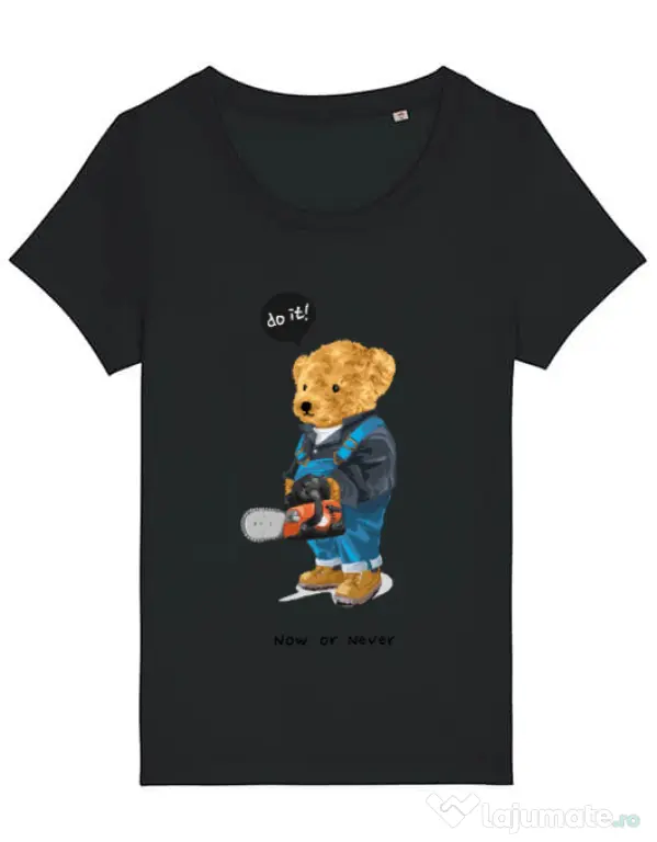 Tricou STANLEY STELLA dama Now or never Negru