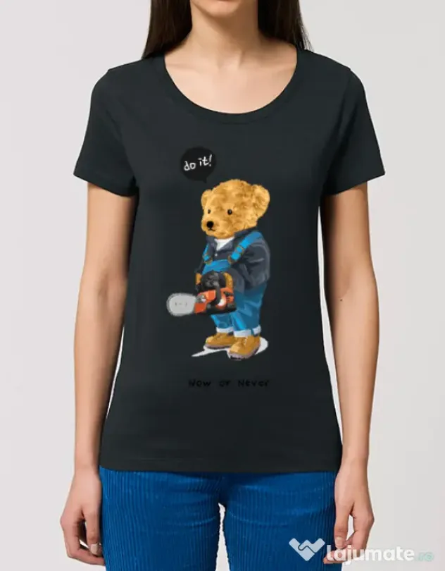 Tricou STANLEY STELLA dama Now or never Negru