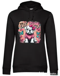 Hanorac dama cu gluga BULLDOG 05 Negru