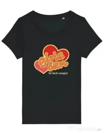 Tricou STANLEY STELLA dama Girls Can Negru
