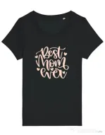 Tricou STANLEY STELLA dama Best Mom Ever Negru