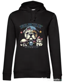 Hanorac dama cu gluga BULLDOG 16 Negru