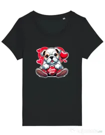 Tricou STANLEY STELLA dama BULLDOG 102 Negru