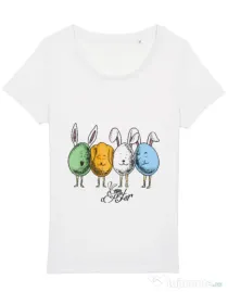 Tricou STANLEY STELLA dama Easter friends Alb