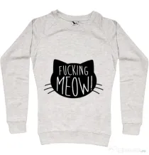 Bluza ADLER dama Fucking meow Migdala melanj