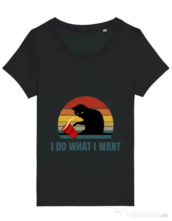 Tricou STANLEY STELLA dama I do what i want Negru
