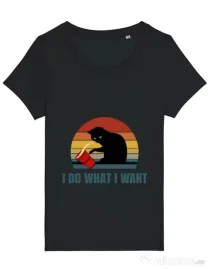 Tricou STANLEY STELLA dama I do what i want Negru