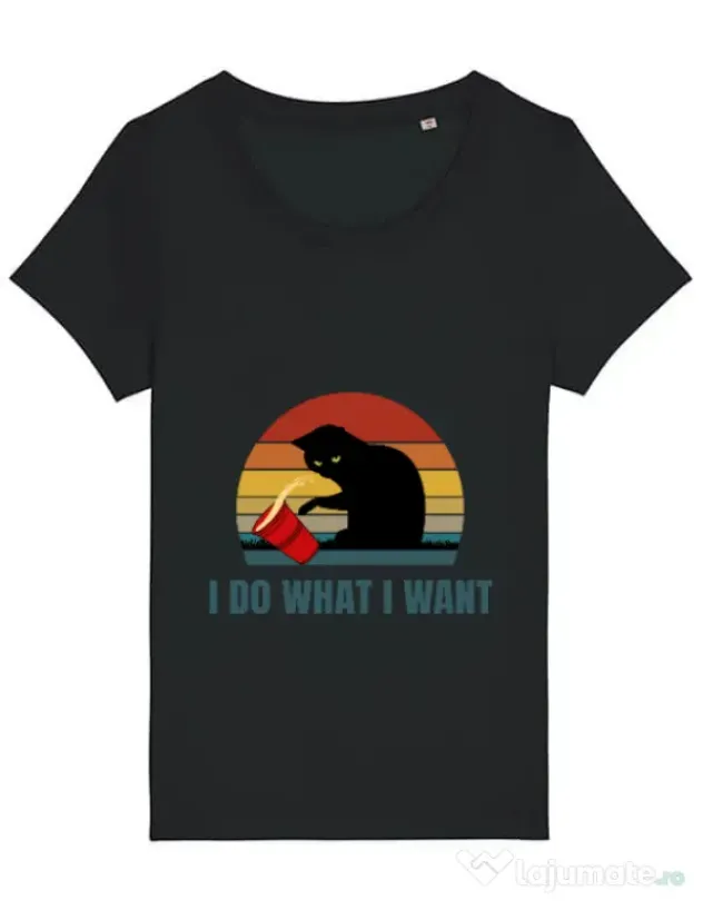 Tricou STANLEY STELLA dama I do what i want Negru