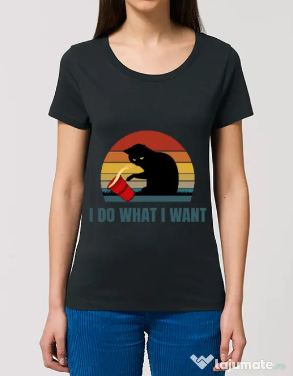 Tricou STANLEY STELLA dama I do what i want Negru