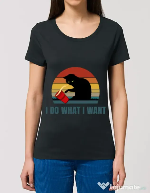 Tricou STANLEY STELLA dama I do what i want Negru
