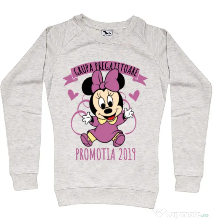 Bluza ADLER dama Absolvire Minnie Mouse Migdala melanj